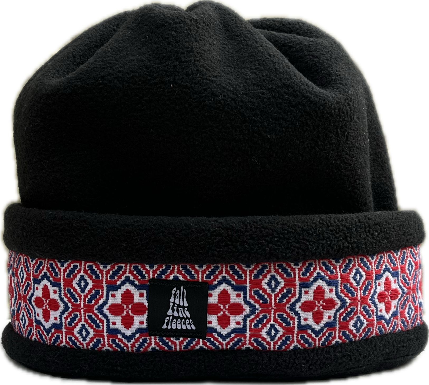 Black with Red and Blue Ribbon - 21.5"