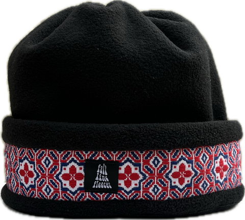 Black with Red and Blue Ribbon - 21.5"