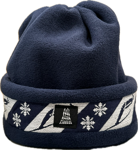 Navy Blue with Navy Skier