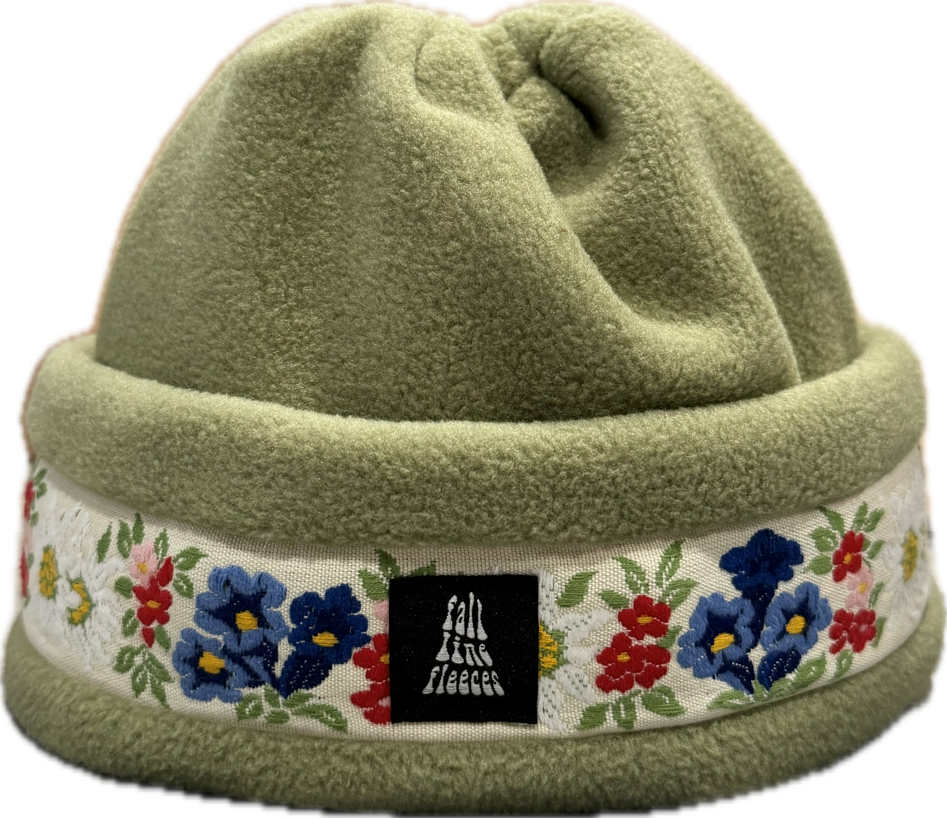 Sage Green with White Edelweiss