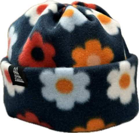 Navy Blue Flowers